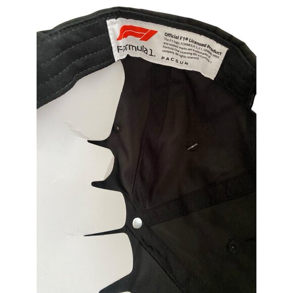 New Wildside X Formula 1 Yohji Yamamoto Embroidered Snapback Hat Black Unisex - Picture 5 of 5